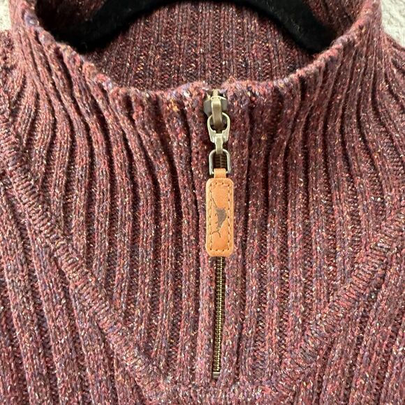 Tommy Bahama Sweater Mens XXL Merino Wool Silk 1/4 Zip Academia Preppy 2XL - Picture 6 of 10